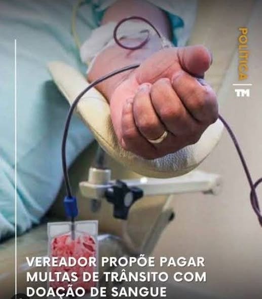 JOÃO DELAROLI APRESENTA PROJETO QUE PROPÕE CONVERSÃO DE MULTAS DE TRÂNSITO EM DOAÇÃO DE SANGUE OU CADASTRO DE MEDULA ÓSSEA.