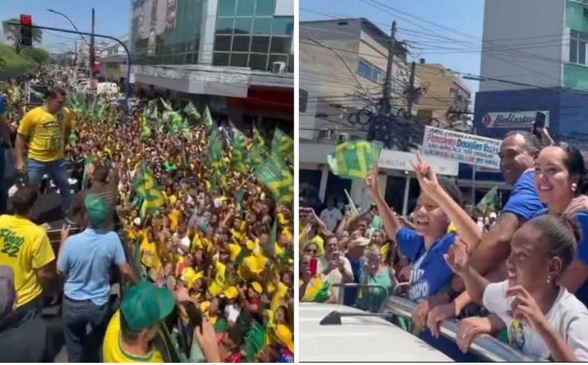 FLAVIO BOLSONARO (PL) REÚNE MULTIDÃO EM SÃO GONÇALO