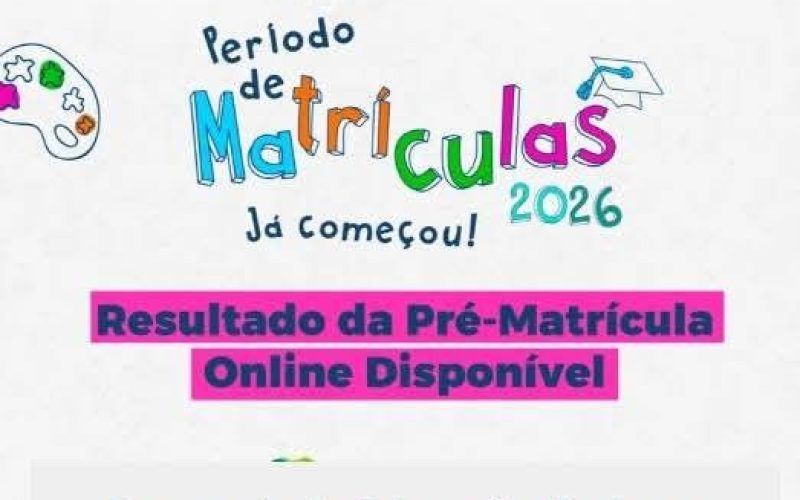 PREFEITURA DE RIO BONITO LIBERA RESULTADO DO PROCESSO DE PRÉ MATRÍCULA – ANO LETIVO 2026.