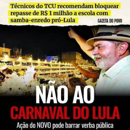 SENADORA DAMARES E DEPUTADO KIM KATAGUIRI DENUNCIAM ACADÊMICOS DE NITERÓI PGR PROPAGANDA ELEITORAL ANTECIPADA PRÓ LULA.