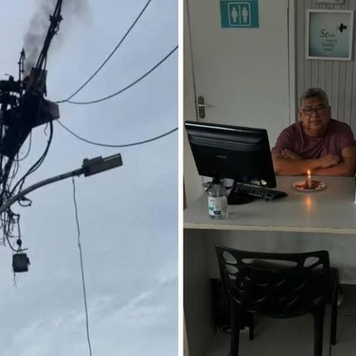 TRANSFORMADOR PEGA FOGO E DEIXA MORADORES E COMERCIANTES DO ALCÂNTARA HÁ MAIS DE DOIS DIAS SEM ENERGIA.