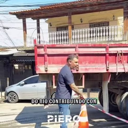 PIERO CABRAL ” COLOCA A MÃO NA MASSA ” E CONQUISTA NOVAS MELHORIAS PARA O GRADIM .