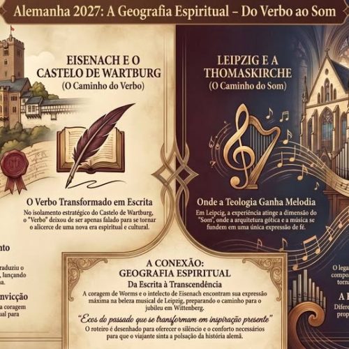O CAMINHO DO VERBO, DO SOM E DA FÉ : A GEOGRAFIA ESPIRITUAL DA ALEMANHA.