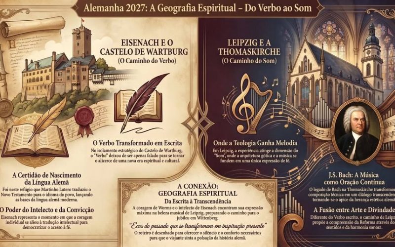 O CAMINHO DO VERBO, DO SOM E DA FÉ : A GEOGRAFIA ESPIRITUAL DA ALEMANHA.