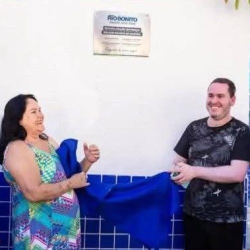 PREFEITO MARCOS ABRAHÃO REINAUGURA PRAÇA DO IPÊ, QUE GANHA NOVA ESTRUTURA PARA LAZER, ESPORTE E CONVIVÊNCIA EM RIO BONITO.