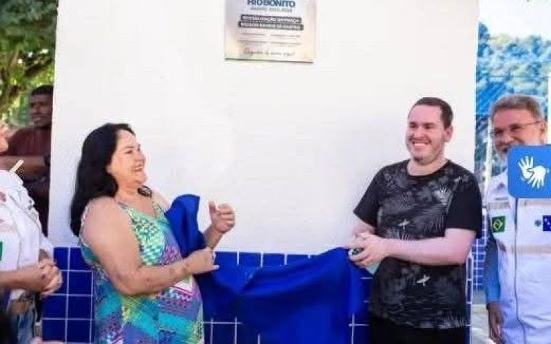PREFEITO MARCOS ABRAHÃO REINAUGURA PRAÇA DO IPÊ, QUE GANHA NOVA ESTRUTURA PARA LAZER, ESPORTE E CONVIVÊNCIA EM RIO BONITO.