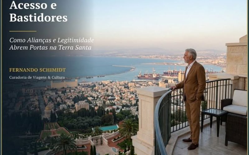 ACESSO E BASTIDORES : A LEGITIMIDADE NA TERRA SANTA