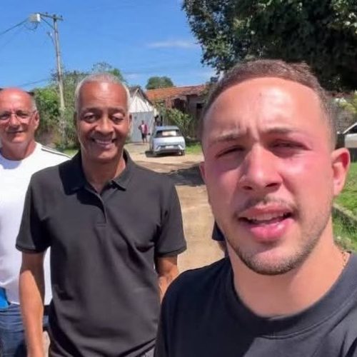 JOÃO DELAROLI SUPERVISIONA INÍCIO DAS OBRAS DE INFRAESTRUTURA EM QUISSAMÃ 2, EM ITABORAÍ.