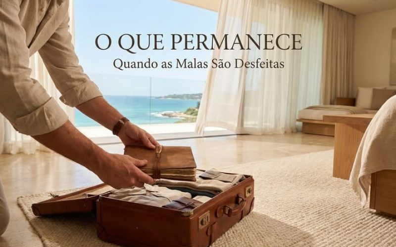 “” O QUE PERMANECE QUANDO AS MALAS SÃO DESFEITAS “”