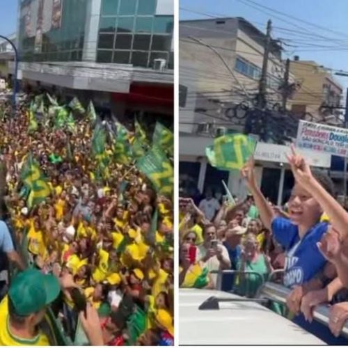 FLAVIO BOLSONARO (PL) REÚNE MULTIDÃO EM SÃO GONÇALO