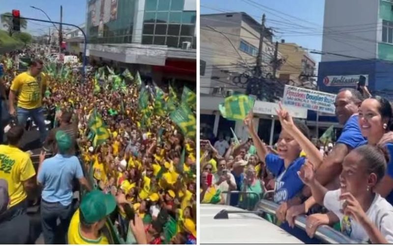 FLAVIO BOLSONARO (PL) REÚNE MULTIDÃO EM SÃO GONÇALO