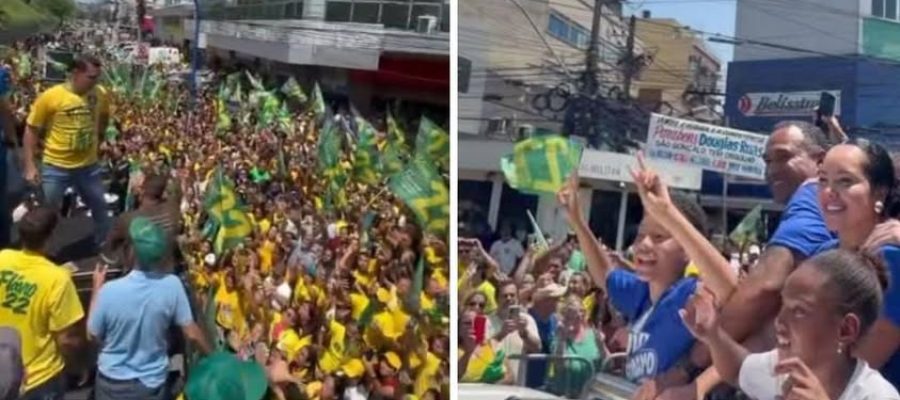 FLAVIO BOLSONARO (PL) REÚNE MULTIDÃO EM SÃO GONÇALO