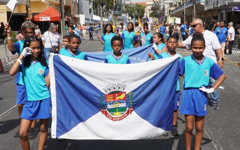 São Gonçalo comemora seus 135 anos com o tradicional Desfile Cívico