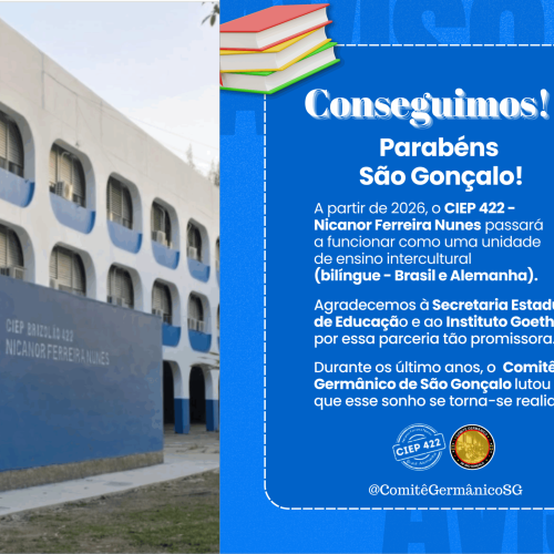 SÃO GONÇALO GANHA ESCOLA BRASIL ALEMANHA