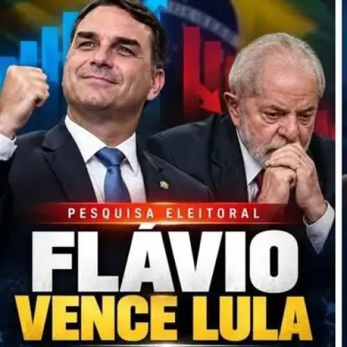 FLAVIO BOLSONARO SEGUE NA FRENTE COM 53% DOS VOTOS VALIDOS, CONTRA 47% DE LULA.